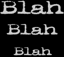blah, blah, blah